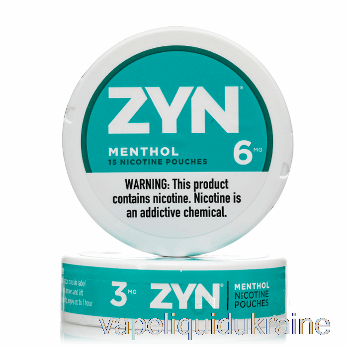 Vape Liquid Ukraine ZYN Nicotine Pouches - MENTHOL 3mg (5-PACK)